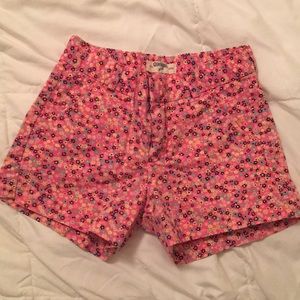 Little girls floral shorts by Oshkosh